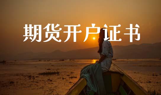 期货开户证书_https://www.fansifence.com_国际期货_第1张