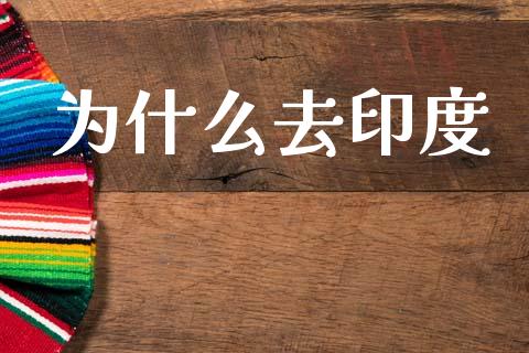 为什么去印度_https://www.fansifence.com_国际期货_第1张