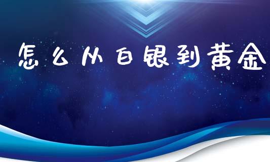 怎么从白银到黄金_https://www.fansifence.com_国际期货_第1张