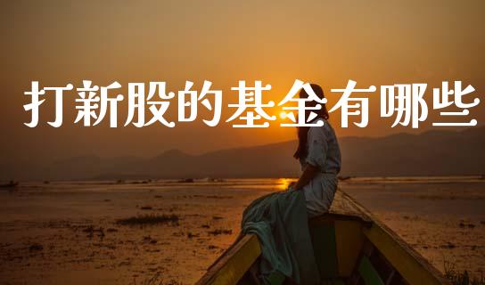 打新股的基金有哪些_https://www.fansifence.com_国际期货行情_第1张