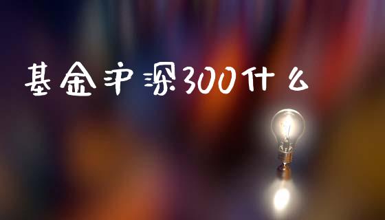 基金沪深300什么_https://www.fansifence.com_中国国际期货_第1张