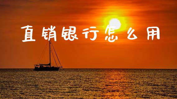 直销银行怎么用_https://www.fansifence.com_国际期货_第1张