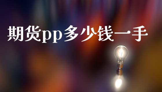 期货pp多少钱一手_https://www.fansifence.com_恒指交易时间_第1张