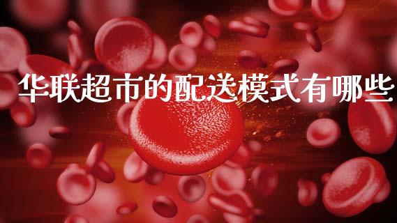 华联超市的配送模式有哪些_https://www.fansifence.com_国际期货_第1张