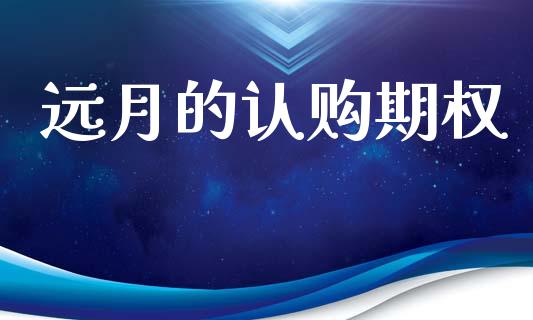 远月的认购期权_https://www.fansifence.com_国际期货_第1张