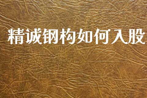 精诚钢构如何入股_https://www.fansifence.com_中国国际期货_第1张