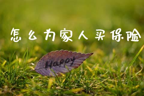 怎么为家人买保险_https://www.fansifence.com_中国国际期货_第1张