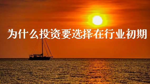 为什么投资要选择在行业初期_https://www.fansifence.com_恒指交易时间_第1张
