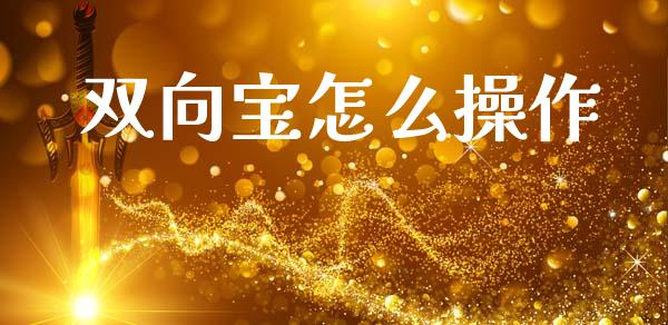 双向宝怎么操作_https://www.fansifence.com_国际期货行情_第1张