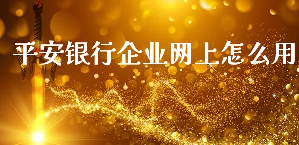 平安银行企业网上怎么用_https://www.fansifence.com_恒指交易时间_第1张