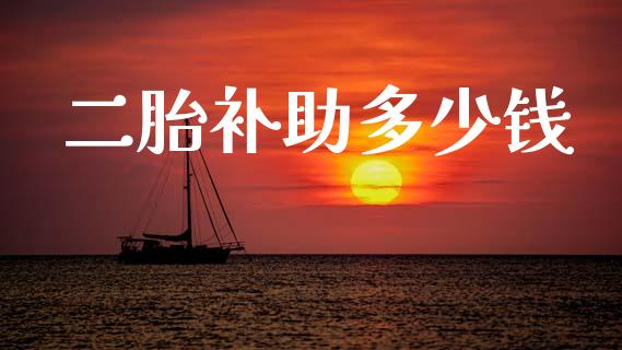二胎补助多少钱_https://www.fansifence.com_中国国际期货_第1张