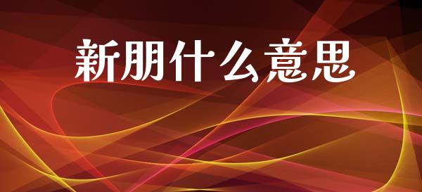 新朋什么意思_https://www.fansifence.com_国际期货_第1张