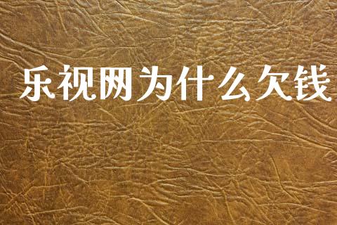 乐视网为什么欠钱_https://www.fansifence.com_恒指交易时间_第1张