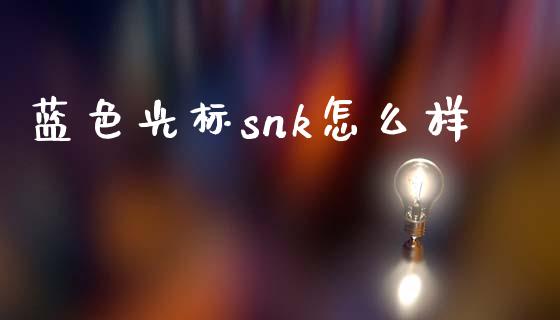 蓝色光标snk怎么样_https://www.fansifence.com_中国国际期货_第1张