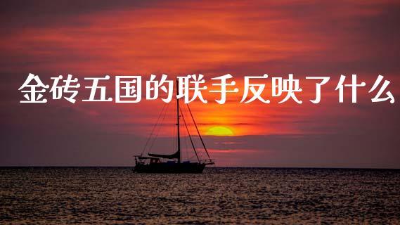 金砖五国的联手反映了什么_https://www.fansifence.com_国际期货_第1张