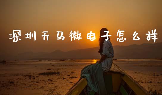 深圳天马微电子怎么样_https://www.fansifence.com_国际期货行情_第1张