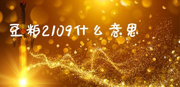 豆粕2109什么意思_https://www.fansifence.com_恒指交易时间_第1张