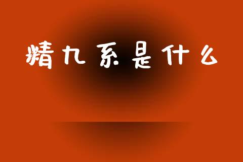 精九系是什么_https://www.fansifence.com_中国国际期货_第1张