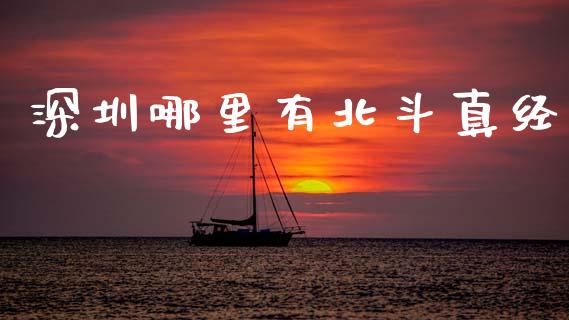 深圳哪里有北斗真经_https://www.fansifence.com_国际期货_第1张