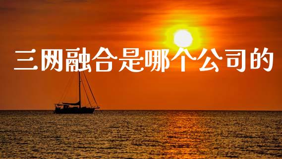 三网融合是哪个公司的_https://www.fansifence.com_国际期货行情_第1张