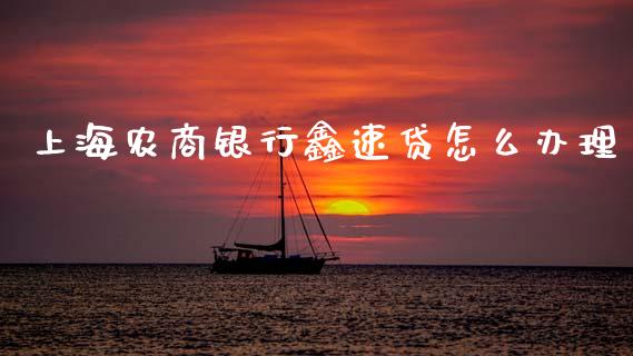 上海农商银行鑫速贷怎么办理_https://www.fansifence.com_中国国际期货_第1张