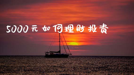5000元如何理财投资_https://www.fansifence.com_国际期货_第1张