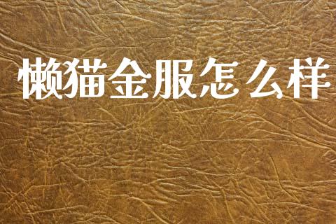 懒猫金服怎么样_https://www.fansifence.com_国际期货行情_第1张