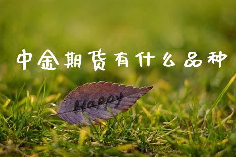 中金期货有什么品种_https://www.fansifence.com_国际期货_第1张