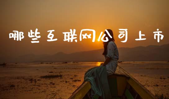 哪些互联网公司上市_https://www.fansifence.com_中国国际期货_第1张