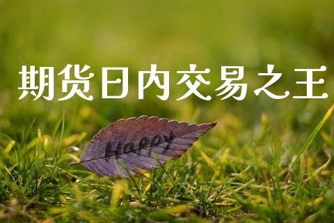 期货日内交易之王_https://www.fansifence.com_国际期货_第1张