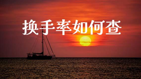 换手率如何查_https://www.fansifence.com_国际期货行情_第1张