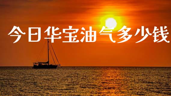 今日华宝油气多少钱_https://www.fansifence.com_中国国际期货_第1张