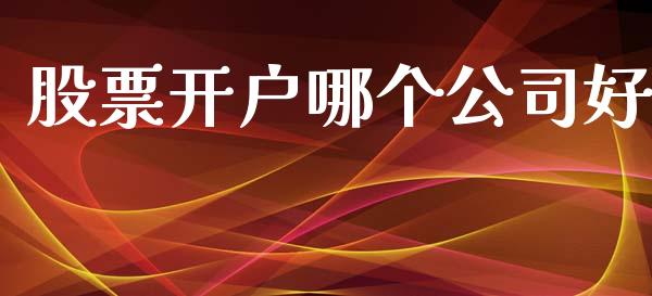 股票开户哪个公司好_https://www.fansifence.com_国际期货_第1张