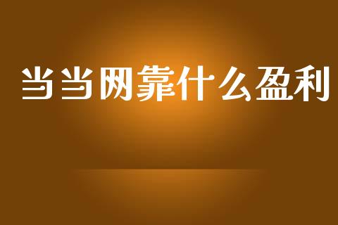 当当网靠什么盈利_https://www.fansifence.com_中国国际期货_第1张