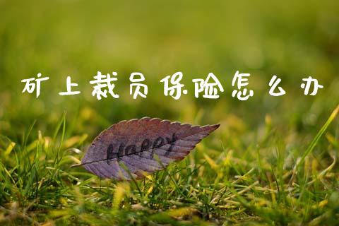 矿上裁员保险怎么办_https://www.fansifence.com_国际期货_第1张