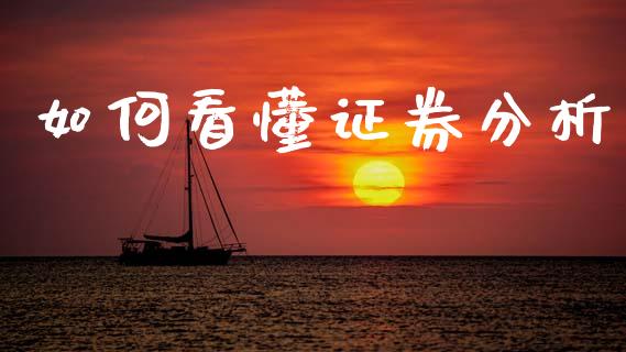 如何看懂证券分析_https://www.fansifence.com_国际期货_第1张