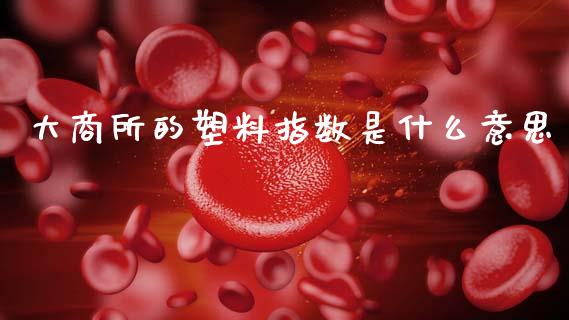 大商所的塑料指数是什么意思_国际期货行情_第1张_国际期货_中国国际期货_恒指交易时间_国际期货行情 大商所的塑料指数是什么意思_https://www.fansifence.com_国际期货行情_第1张