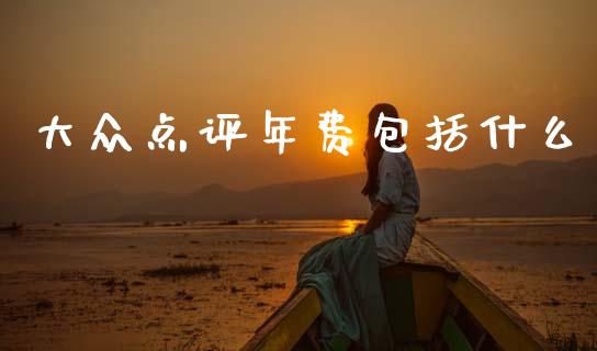 大众点评年费包括什么_https://www.fansifence.com_国际期货行情_第1张