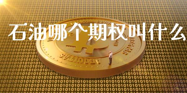石油哪个期权叫什么_https://www.fansifence.com_国际期货行情_第1张