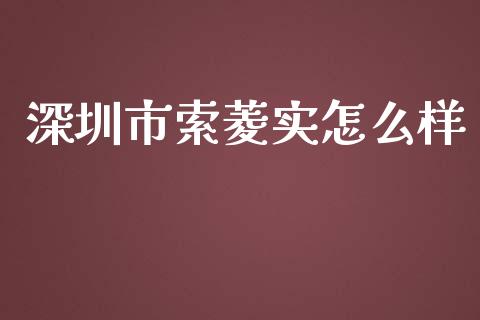 深圳市索菱实怎么样_https://www.fansifence.com_恒指交易时间_第1张