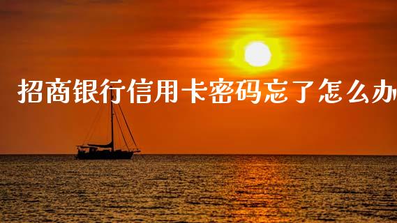 招商银行信用卡密码忘了怎么办_https://www.fansifence.com_恒指交易时间_第1张