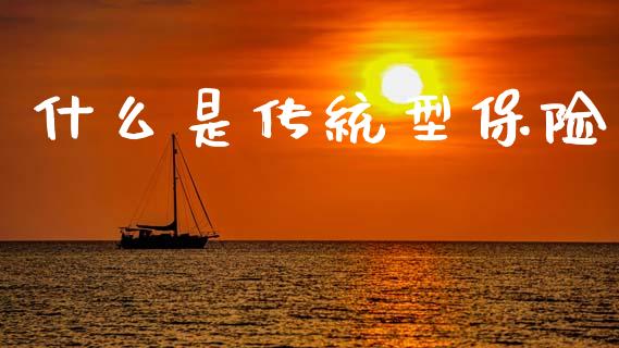 什么是传统型保险_https://www.fansifence.com_国际期货行情_第1张