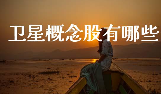 卫星概念股有哪些_https://www.fansifence.com_中国国际期货_第1张