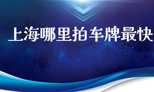 上海哪里拍车牌最快_https://www.fansifence.com_国际期货_第1张