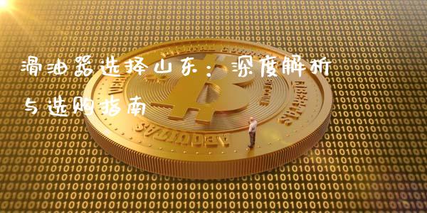 滑油器选择山东：深度解析与选购指南_https://www.fansifence.com_国际期货行情_第1张