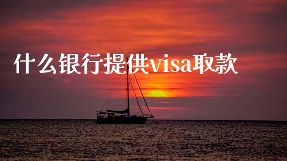 什么银行提供visa取款_https://www.fansifence.com_国际期货_第1张