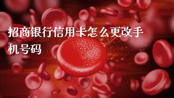 招商银行信用卡怎么更改手机号码_https://www.fansifence.com_恒指交易时间_第1张