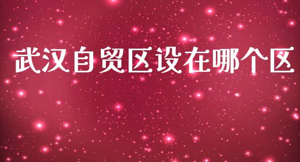 武汉自贸区设在哪个区_https://www.fansifence.com_国际期货行情_第1张