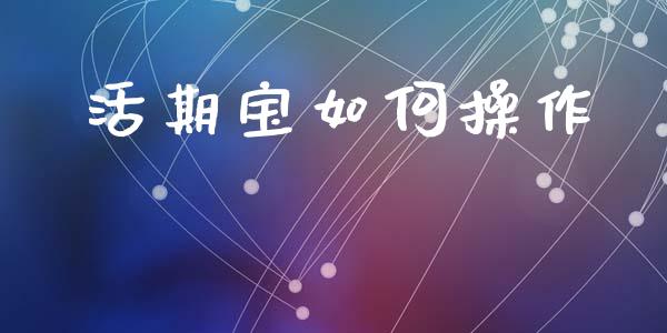 活期宝如何操作_https://www.fansifence.com_国际期货_第1张