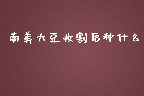 南美大豆收割后种什么_国际期货行情_第1张_国际期货_中国国际期货_恒指交易时间_国际期货行情 南美大豆收割后种什么_https://www.fansifence.com_国际期货行情_第1张